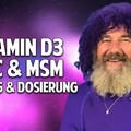 Robert Franz über Vitamin D3, OPC, K2 & MSM -  Wirkung und Dosierung